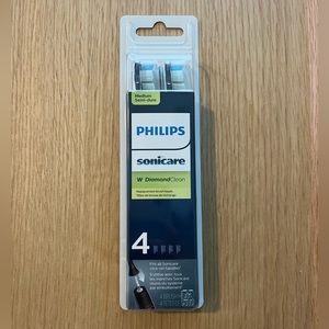 Philips Sonicare Genuine W DiamondClean Toothbrush Heads, HX6064/95